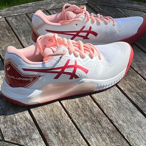 BNIB Asics Gel Challenger 13 / Women's 9.5 / White/Cranberry - Picture 3 of 16